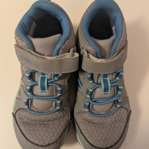 Merrell Gray and Teal Trail Shoes
